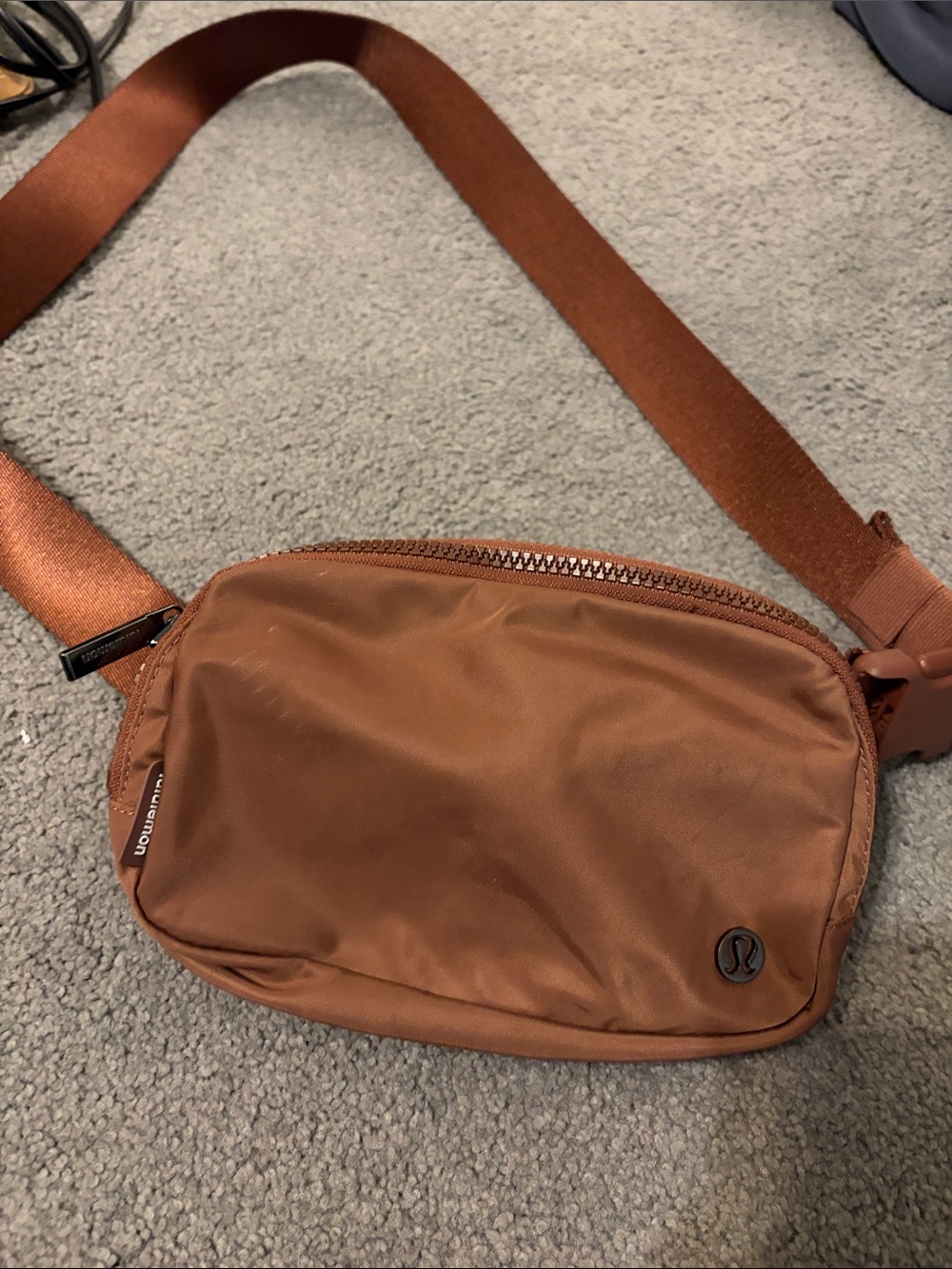 Brown lululemon belt bag